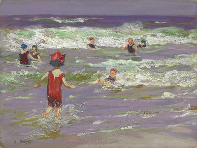 Lille sjøbader av Edward Henry Potthast