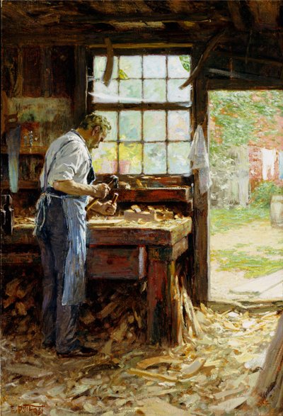 Landsbysnekker, 1899 av Edward Henry Potthast