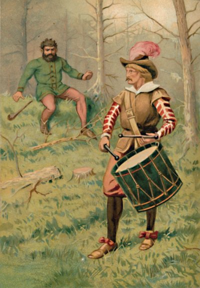 Trommeslageren og kjempen, 1901 av Edward Henry Wehnert