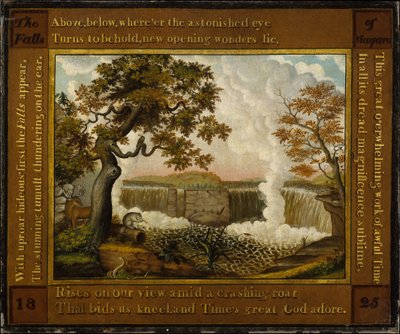 Die Niagarafälle av Edward Hicks