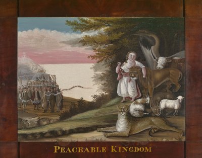 Det fredelige rike, 1829-30 av Edward Hicks