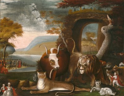 The Peaceable Kingdom og Penn av Edward Hicks
