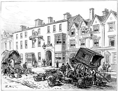 The Red House Hotel, Stratford-upon-Avon, Warwickshire, 1885. av Edward Hull