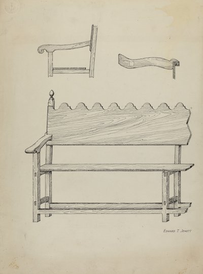 Mission Bed av Edward Jewett