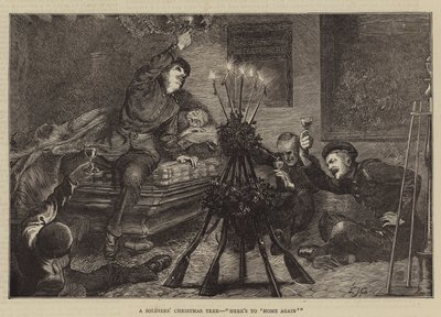 Et soldatjuletre, her er "hjem igjen" av Edward John Gregory