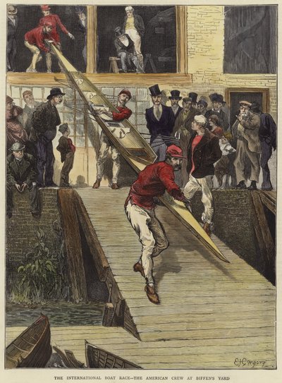 Det internasjonale båtkappløpet av Edward John Gregory