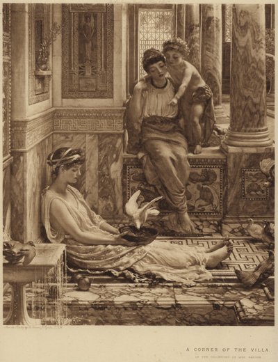 Et hjørne av villaen av Edward John Poynter