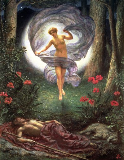 Visionene til Endymion av Edward John Poynter