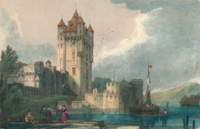 De gotiske tårnene i Ellfeld, c1834. av Edward John Roberts
