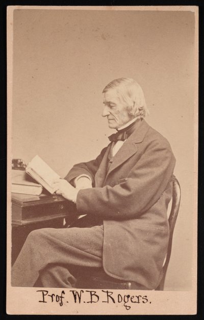 Portrett av William Barton Rogers 1804-1882, mellom 1866 og 1873. av Edward L Allen