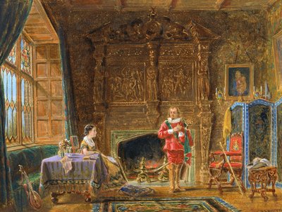 Interiør, 1870. av Edward Lamson Henry