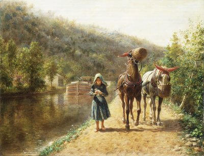 På trekkveien, av Edward Lamson Henry
