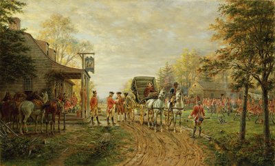 Passerer utpostene på Old Kingsbridge Road, 1903 av Edward Lamson Henry