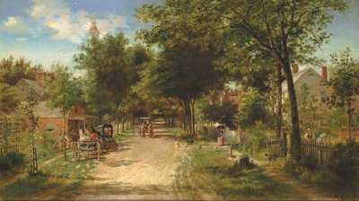 Landhandelen, 1885. av Edward Lamson Henry