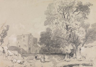 Et ødelagt tårnhus av Edward Lear