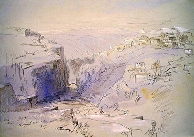 Baja, Zagora, Albania av Edward Lear