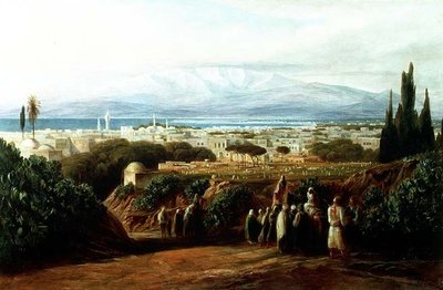 By med kirkegård av Edward Lear