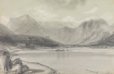 Crummock vann av Edward Lear