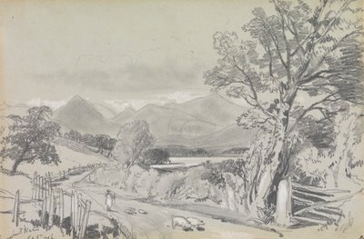 Derwentwater, september 1836 av Edward Lear