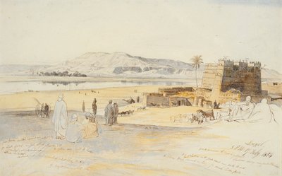 Luxor, 17. februar 1854 av Edward Lear
