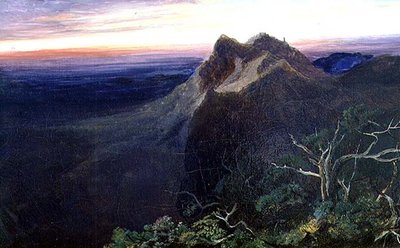Morn Broadened on the Borders of Darkness (olje på lerret) av Edward Lear