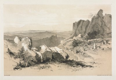 Olevano av Edward Lear