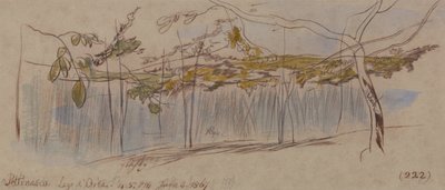Pettenasco, Lake Orta av Edward Lear