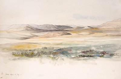 Theben av Edward Lear