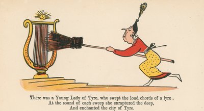 Det var en ung dame av Tyre, som feide de høye akkordene til en lyre, fra 