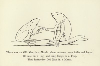 Det var en gammel mann i en myr, hvis oppførsel var fåfengt og barsk av Edward Lear