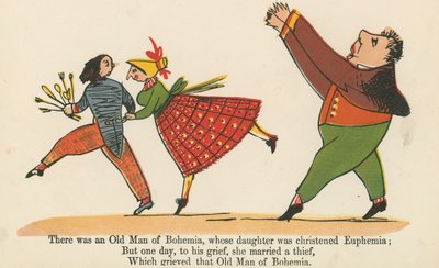 Det var en gammel mann fra Bohemia, hvis datter ble døpt Euphemia, fra 