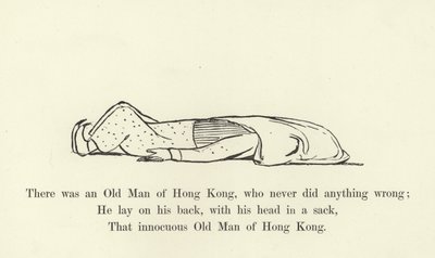 Det var en gammel mann fra Hong Kong, som aldri gjorde noe galt av Edward Lear
