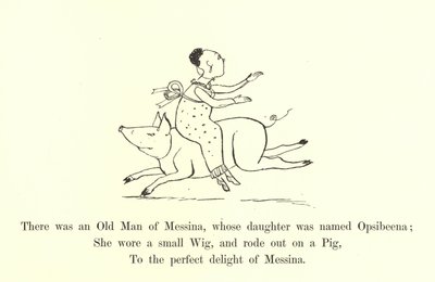 Det var en gammel mann fra Messina, hvis datter ble kalt Opsibeena av Edward Lear