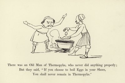 Det var en gammel mann fra Thermopylae, som aldri gjorde noe ordentlig av Edward Lear