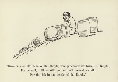 Det var en Old Man of the Dargle, som kjøpte seks tønner med Gargle av Edward Lear
