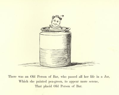 Det var en gammel person av Bar, som gikk hele livet i en krukke av Edward Lear
