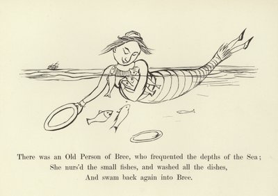 Det var en gammel person fra Bree, som besøkte havdypet av Edward Lear