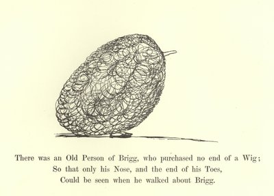 Det var en gammel person fra Brigg, som kjøpte ingen ende av en parykk av Edward Lear