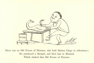 Det var en gammel person fra Firenze, som holdt fårekoteletter i avsky av Edward Lear