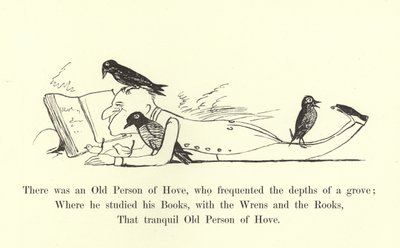 Det var en gammel person fra Hove, som besøkte dypet av en lund av Edward Lear
