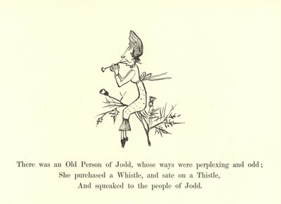 Det var en gammel person av Jodd, hvis måter var forvirrende og merkelige av Edward Lear