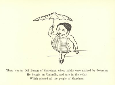 Det var en gammel person fra Shoreham, hvis vaner var preget av dekorum av Edward Lear