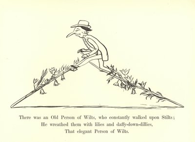 Det var en gammel person av villter, som stadig gikk på stylter av Edward Lear