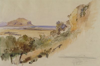 Utsikt nær Palermo av Edward Lear