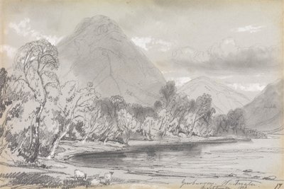 Yewbarrow, Wastwater, 16. september 1836 av Edward Lear