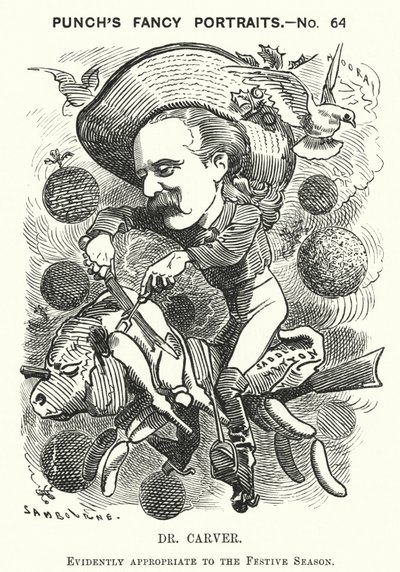 Dr Carver (gravering) av Edward Linley (after) Sambourne