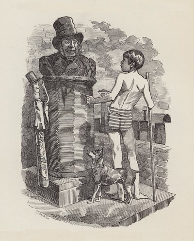 Illustrasjon for The Water-Babies av Charles Kingsley (gravering) av Edward Linley (after) Sambourne