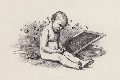 Illustrasjon for The Water-Babies av Charles Kingsley (gravering) av Edward Linley (after) Sambourne