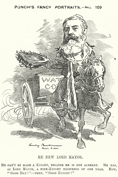 Punch tegneserie: Sir Robert Fowler av Edward Linley (after) Sambourne