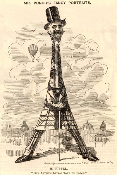 ""(Alexandre) Gustave Eiffel (1832-1923) fransk sivilingeniør av Edward Linley Sambourne